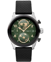 Montblanc Men's Summit 3 Green Leather Strap Smart Watch 42mm