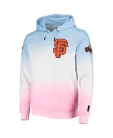 Men's Pro Standard Blue, Pink San Francisco Giants Ombre Pullover Hoodie