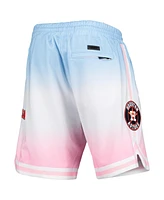 Men's Pro Standard Blue, Pink Houston Astros Team Logo Ombre Shorts