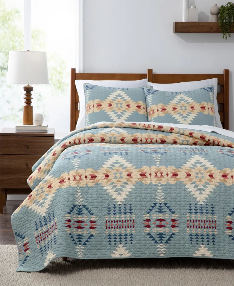 Pendleton Rancho Arroyo 2 Piece Coverlet Set, Full/Queen