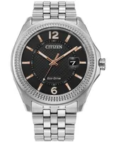 Citizen Eco-Drive Men's Corso Classic Stainless Steel Bracelet Watch 42mm