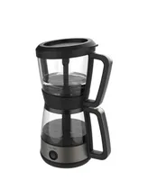 Solac Siphon Brewer 3-in-1 Vacuum Coffee and Tea Maker & Water Boiler - Dark Brushed Stainless