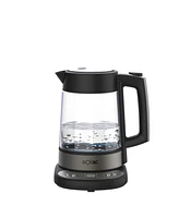 Solac Aroa Premium Cordless Glass Electric Brew Kettle with Adjustable Temperature