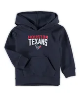 Toddler Boys Navy, Heathered Gray Houston Texans Fan Flare Pullover Hoodie and Sweatpants Set