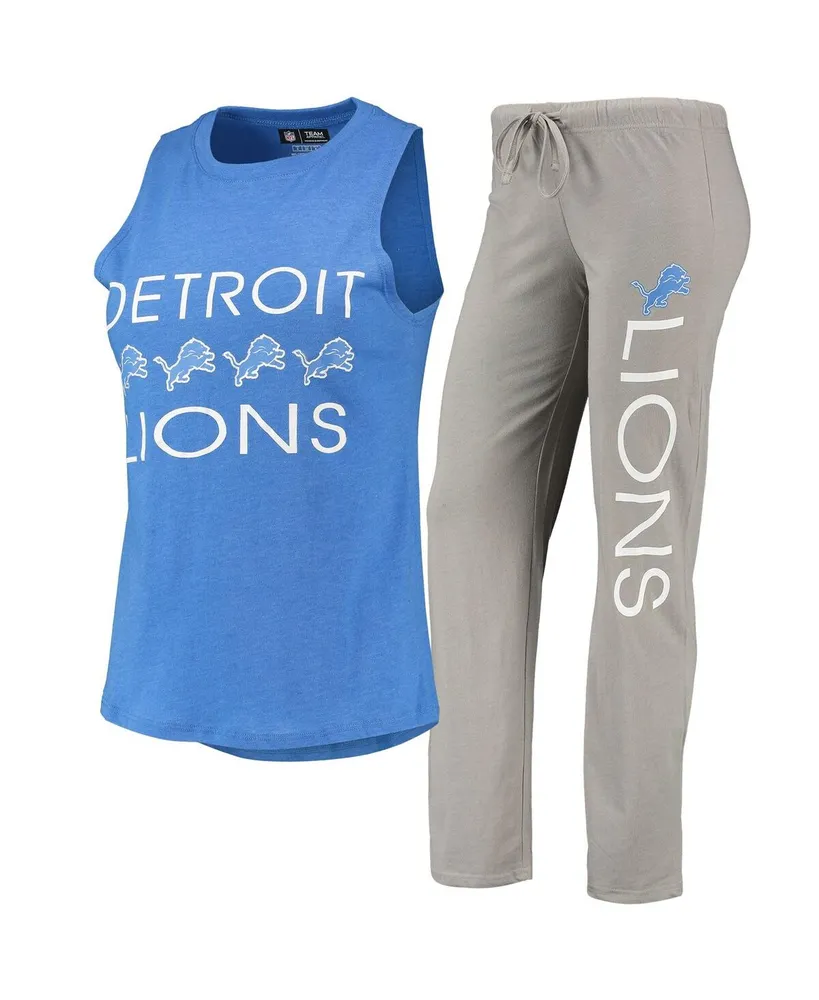 Concepts Sport Navy Detroit Tigers Plus Size Jersey Tank Top & Pants Sleep Set