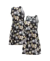 Women's Foco Black New Orleans Saints Floral Sundress