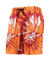 Men's Foco Orange Tampa Bay Buccaneers Retro Static Mesh Lounge Shorts