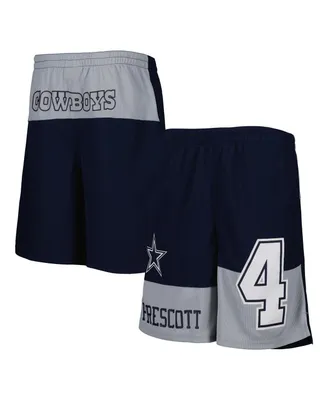 Big Boys Dak Prescott Navy Dallas Cowboys Name and Number Player Shorts