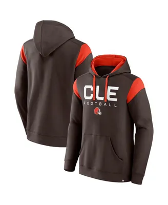 Men's Fanatics Brown Cleveland Browns Call The Shot Pullover Hoodie