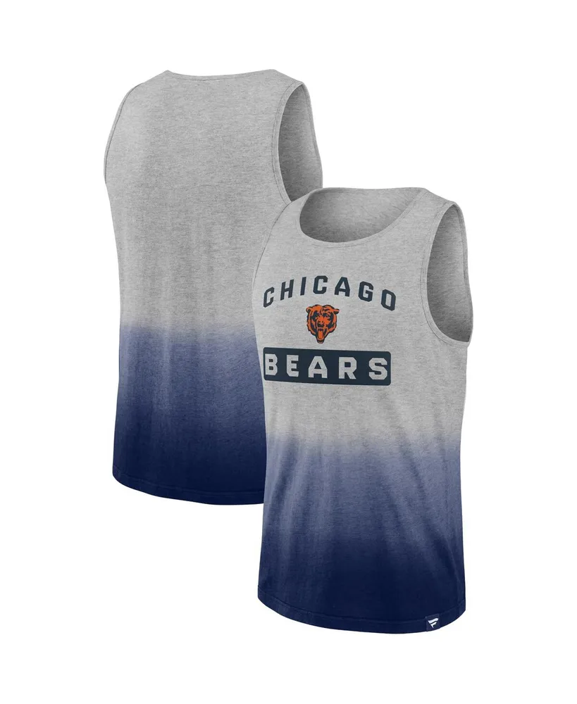 Men's Fanatics Heathered Gray, Navy Chicago Bears Our Year Tank Top