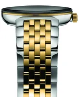 Rado Women's Swiss Florence Classic Diamond Accent Two Tone Stainless Steel Bracelet Watch 30mm