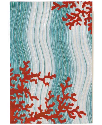 Liora Manne' Visions Iv Coral Reef 2' x 3' Outdoor Area Rug