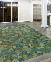 Liora Manne' Visions Iii Giant Swirls 8' x 10' Outdoor Area Rug