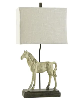 StyleCraft Linen Softback Fabric Shade Table Lamp