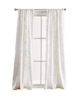 Peri Home Gates Tufted Chenille Pole Top 2 Piece Curtain Panel Collection