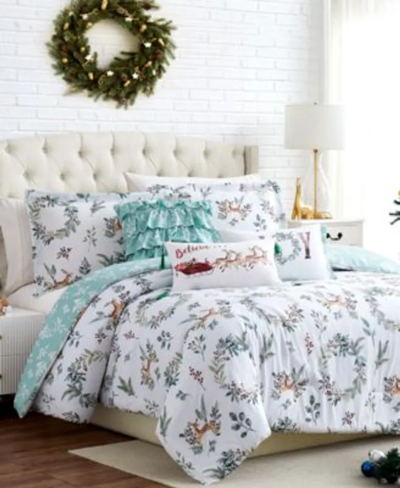 Happy Holidays Reversable 6 Piece Comforter Set