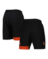 Men's adidas Black Miami Hurricanes Aeroready Training Shorts