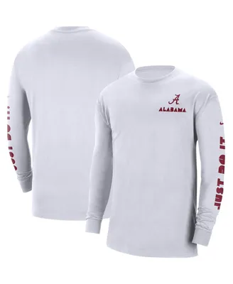 Men's Nike White Alabama Crimson Tide Heritage Max 90 Long Sleeve T-shirt