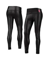 Women's ZooZatz Black Oklahoma Sooners Shine Liquid Leggings