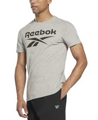 Reebok Men's Slim-Fit Identity Big Logo Short-Sleeve T-Shirt