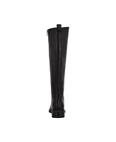 Calvin Klein Women's Botina Almond Toe Knee High Tall Riding Boots