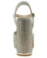 Kenneth Cole New York Women's Dolly Crystal Platform Sandals