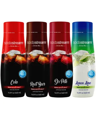 SodaStream Fountain Style Variety Set of 4, 14.88 oz