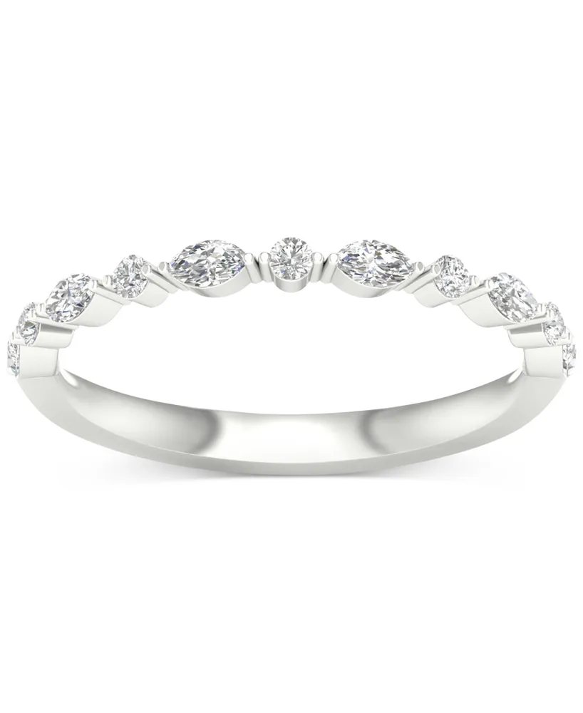 Diamond Anniversary Band (1/4 ct. t.w.) in 14k White Gold