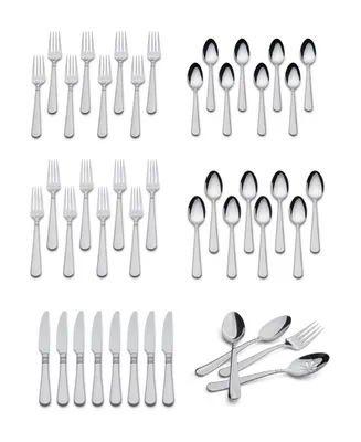 Chefs Harlow 18/10 Stainless Steel 44 Piece Flatware Set, Service for 8