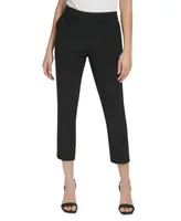 Calvin Klein Women's X-Fit Cropped Slim Leg Pants