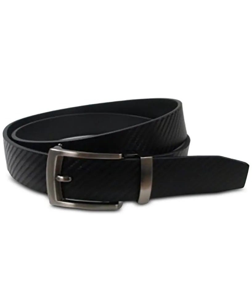 Nike Men's Acu-Fit Bonded Leather Carbon Texture Belt