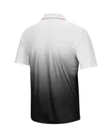 Men's Colosseum Heathered Gray Indiana Hoosiers Magic Team Logo Polo Shirt