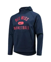 Men's Nike Navy Ole Miss Rebels Spotlight Raglan Pullover Hoodie