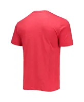 Men's Concepts Sport Heathered Charcoal, Red Miami University RedHawks Meter T-shirt and Pants Sleep Set