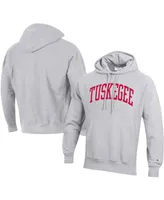 Men's Champion Gray Tuskegee Golden Tigers Tall Arch Pullover Hoodie