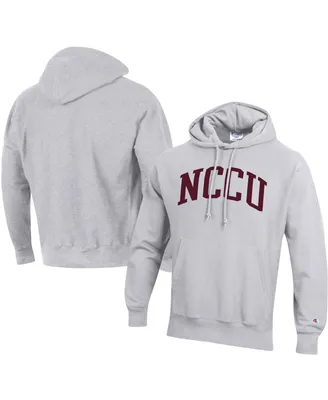 Men's Champion Gray North Carolina Central Eagles Tall Arch Pullover Hoodie