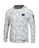 Men's Colosseum Arctic Camo Penn State Nittany Lions Oht Military-Inspired Appreciation Long Sleeve Hoodie Top