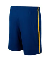 Men's Colosseum Navy West Virginia Mountaineers Thunder Slub Shorts