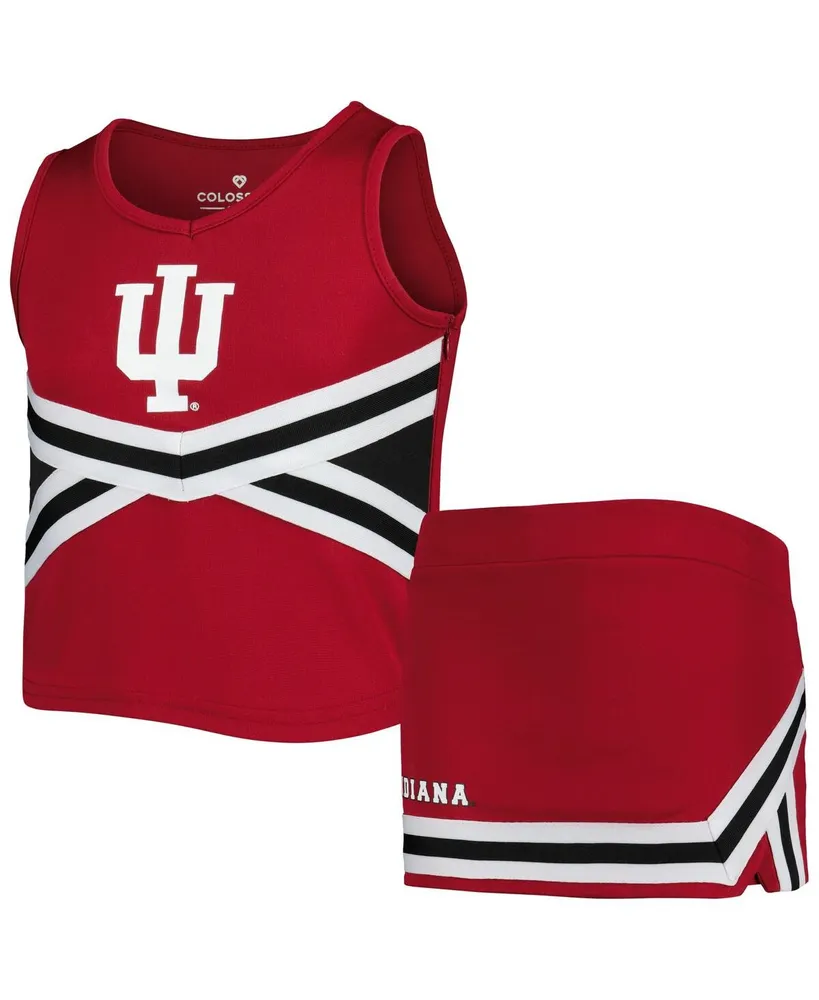 Big Girls Colosseum Crimson Indiana Hoosiers Carousel Cheerleader Set