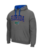 Men's Colosseum Charcoal Florida Gators Big and Tall Arch & Logo 2.0 Pullover Hoodie