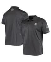 Men's Colosseum Charcoal Oregon Ducks Oht Military-Inspired Appreciation Digital Camo Polo Shirt