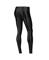 Women's ZooZatz Black Iowa Hawkeyes Shine Liquid Leggings