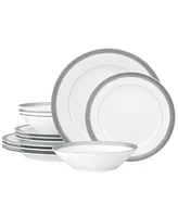 Noritake Crestwood 12 Piece Set, Service For 4