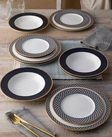 Noritake Blueshire 12-Piece Dinnerware Set, Service for 4