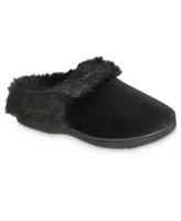 Isotoner Signature Women's Velour Valerie Comfort Hoodback Slippers