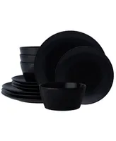 Colorscapes Swirl Coupe 12 Piece Dinnerware Set