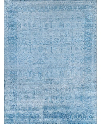 Exquisite Rugs Antique'd Silk ER5171 6' x 9' Area Rug