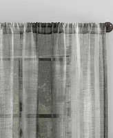 Archaeo Takato Shibori Stripe Rod Pocket Curtain Panel