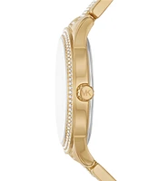 Michael Kors Women's Tibby Gold-Tone Stainless Steel Bracelet Watch 40mm