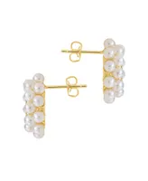 Sterling Forever Betty Stud Earring - Gold